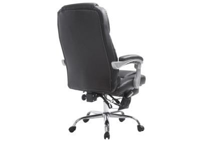 Fauteuil de bureau Pacific avec fonction massage, noir
