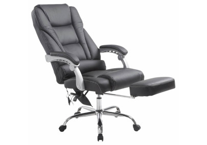 Silla De Oficina Pacific Con Función Masaje Negro