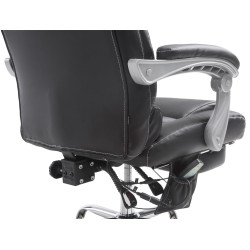 Fauteuil de bureau Pacific avec fonction massage, noir