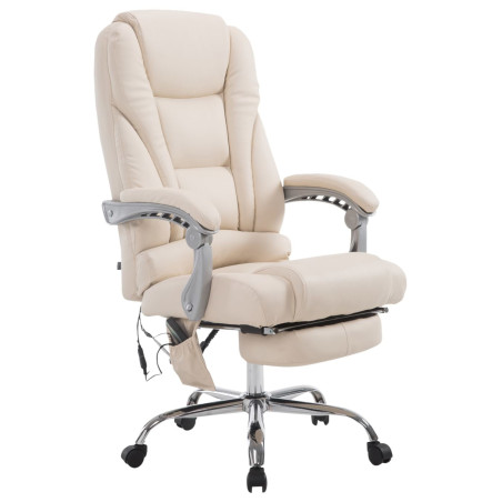 Fauteuil de bureau Pacific avec fonction massage, cr?me