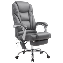 Fauteuil de bureau Pacific avec fonction massage, gris