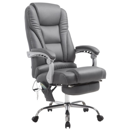 Fauteuil de bureau Pacific avec fonction massage, gris