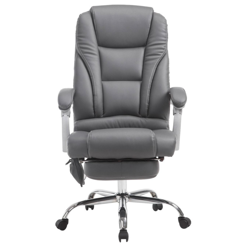 Fauteuil de bureau Pacific avec fonction massage, gris