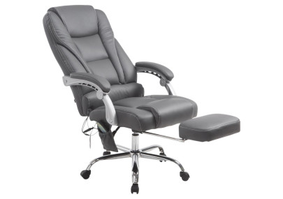 Silla De Oficina Pacific Con Función Masaje Gris