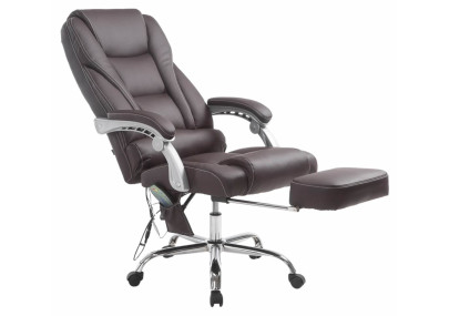 Silla De Oficina Pacific Con Función Masaje Marrón