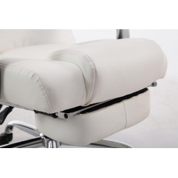 Chaise de bureau blanche Pacifique