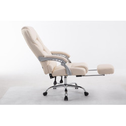 Chaise de bureau Pacific, crème