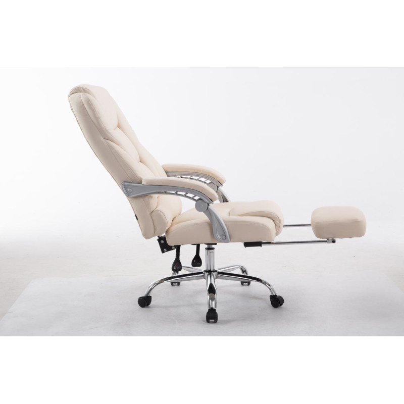 Chaise de bureau Pacific, crème