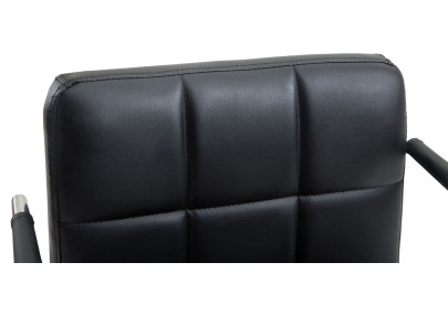 Silla De oficina Lucy V2 En Cuero PU Negro