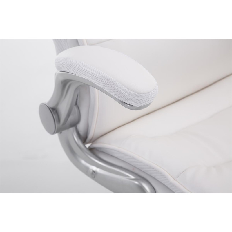 Grande chaise de bureau blanche Villach