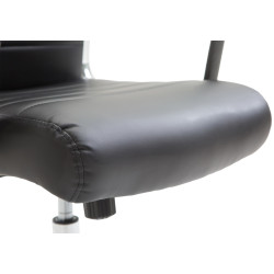 Chaise de bureau Columbus, noire