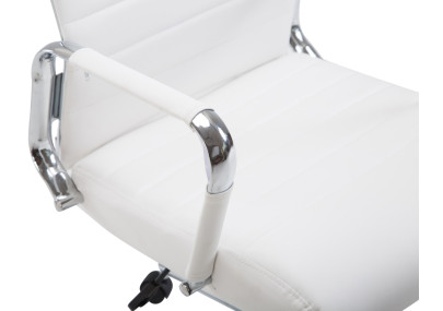 Chaise de bureau Columbus blanche