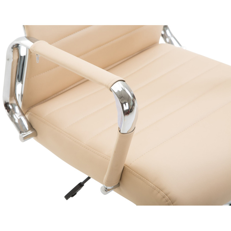 Chaise de bureau Columbus, crème