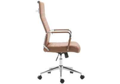Chaise de bureau Columbus, marron clair