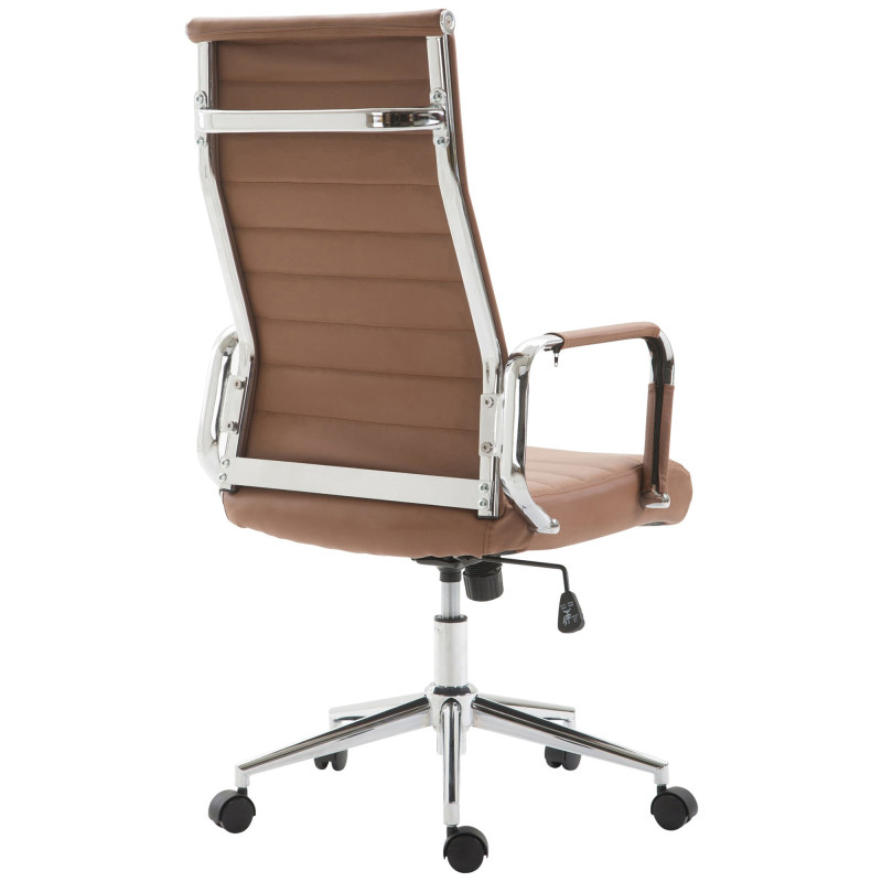 Chaise de bureau Columbus, marron clair