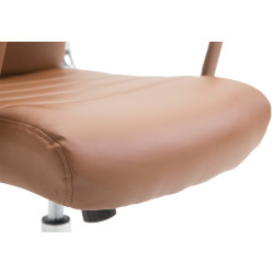 Chaise de bureau Columbus, marron clair