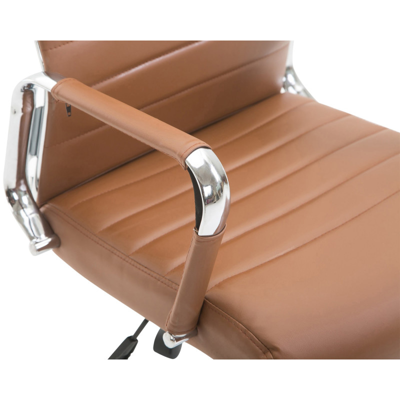 Chaise de bureau Columbus, marron clair