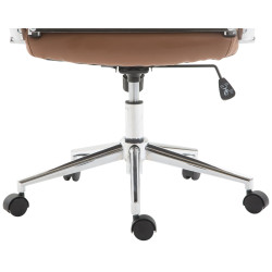 Chaise de bureau Columbus, marron clair