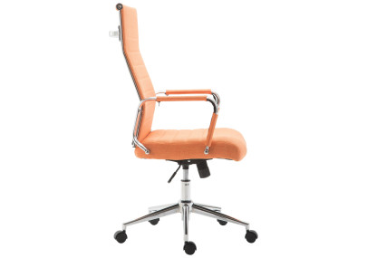 Silla De Oficina Kolumbus En Tela Naranja