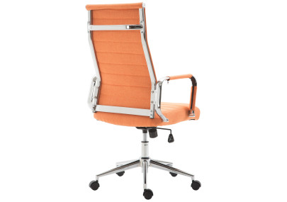 Silla De Oficina Kolumbus En Tela Naranja