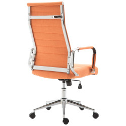 Chaise de bureau Columbus, tissu orange