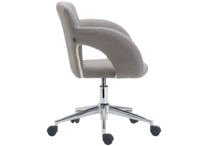 Silla de Oficina Moderna Edison en Tela Gris