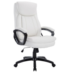 Chaise de bureau blanche Platon