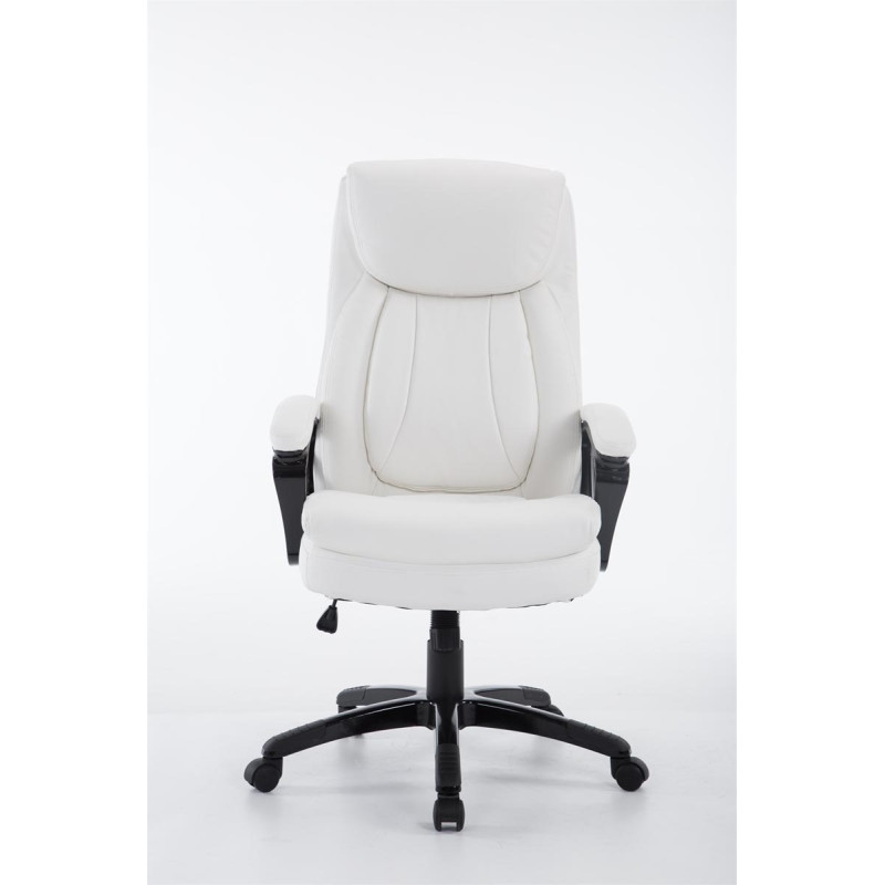 Chaise de bureau blanche Platon