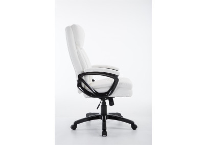 Chaise de bureau blanche Platon