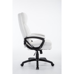 Chaise de bureau blanche Platon