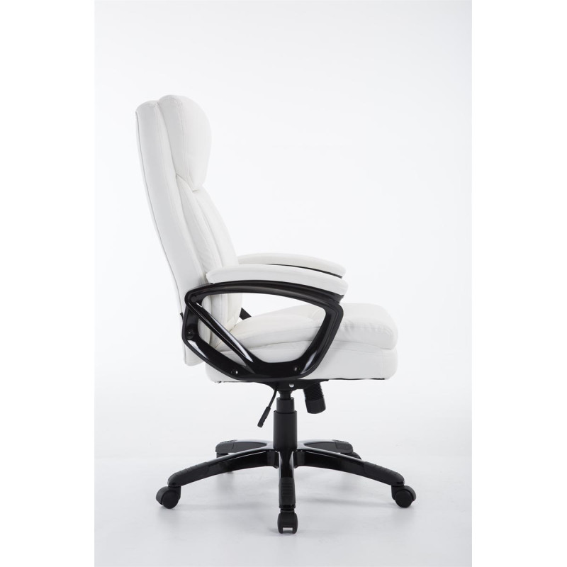 Chaise de bureau blanche Platon