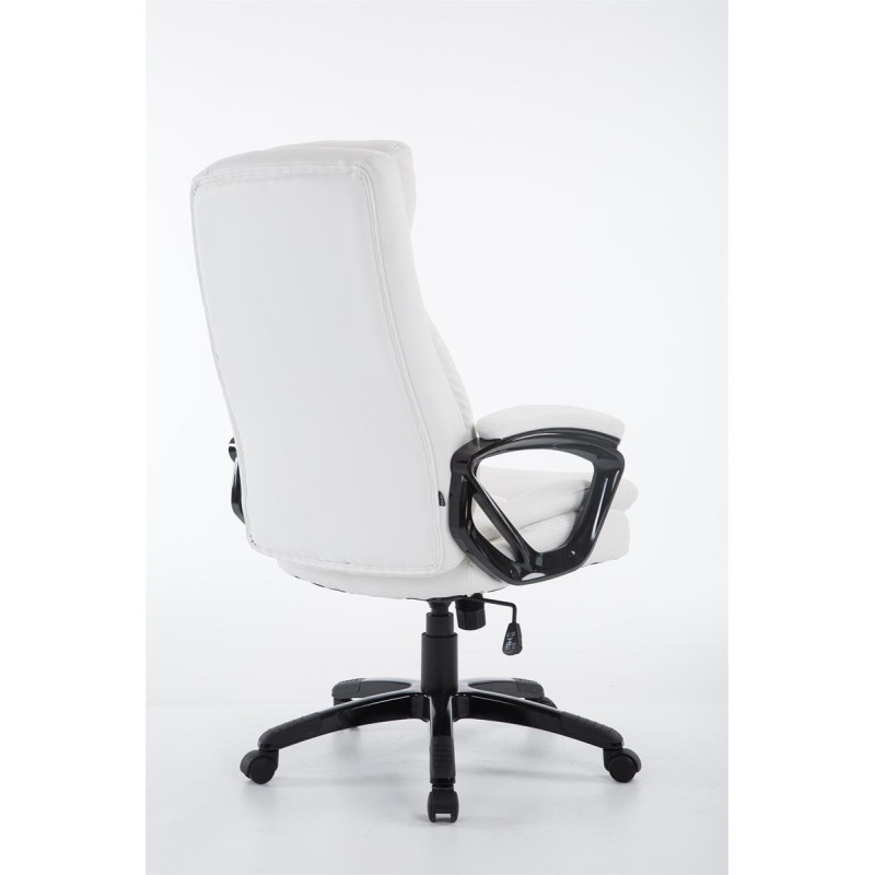 Chaise de bureau blanche Platon