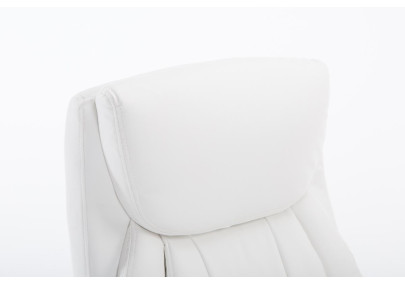 Chaise de bureau blanche Platon