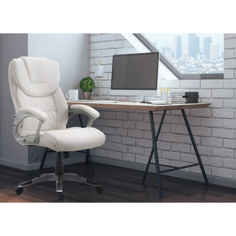 Chaise de bureau Texas V2 blanche