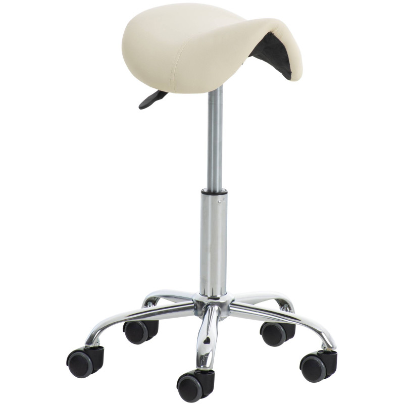 Tabouret de travail Reno, crème