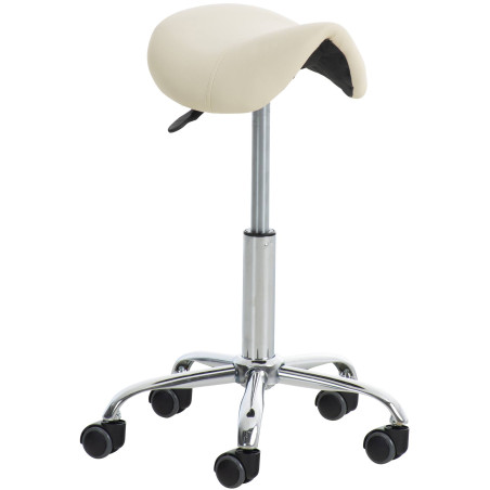 Tabouret de travail Reno, crème