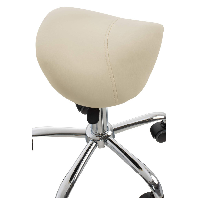 Tabouret de travail Reno, crème