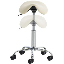 Tabouret de travail Reno, crème