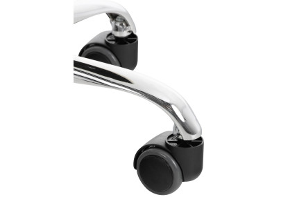 Taburete Con Ruedas Reno Crema