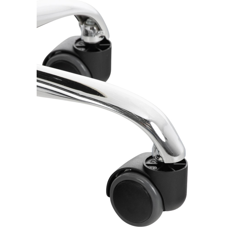 Taburete Con Ruedas Reno Crema