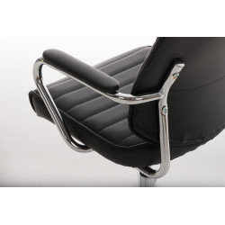 Chaise de bureau Rako V2, noire