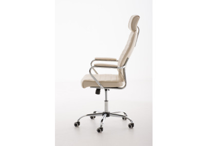 Chaise de bureau Rako V2, crème