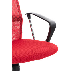 Chaise de bureau Washington V2, rouge