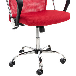 Chaise de bureau Washington V2, rouge