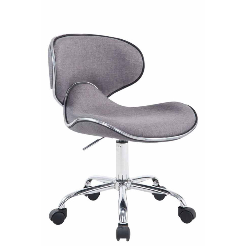 Sgabello da Lavoro LAS VEGAS V2 in tessuto grigio