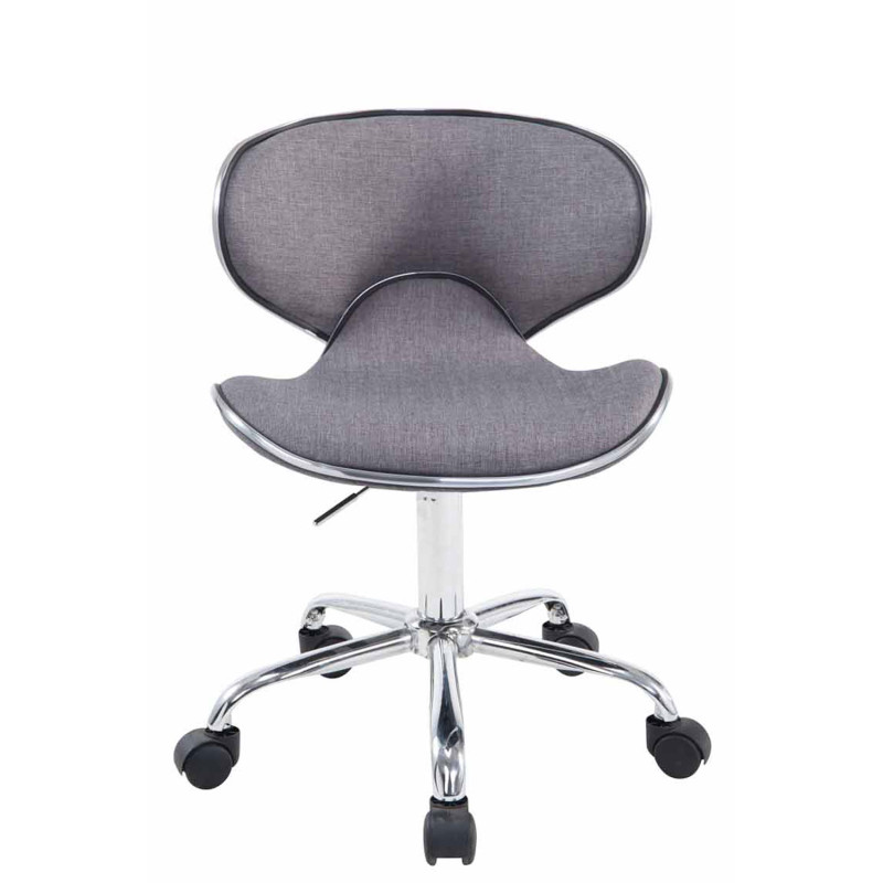 Tabouret de travail Las Vegas V2, tissu gris