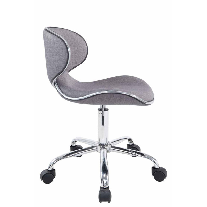 Tabouret de travail Las Vegas V2, tissu gris