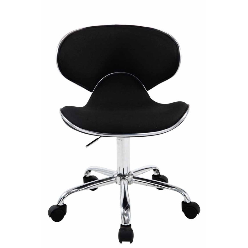 Sgabello da Lavoro LAS VEGAS V2 in tessuto nero