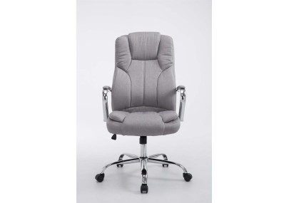 Chaise de bureau BIG Xanthos en tissu V2 gris