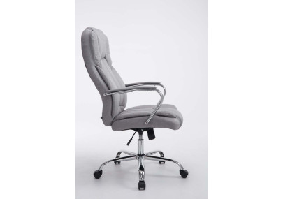 Chaise de bureau BIG Xanthos en tissu V2 gris